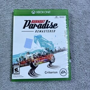 Burnout‎ Paradise Remastered Xbox One Video Game Disc Case